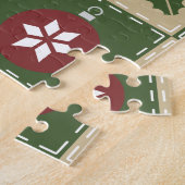 Kerstquilt Puzzle Legpuzzel (Zijkant)