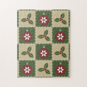 Kerstquilt Puzzle Legpuzzel