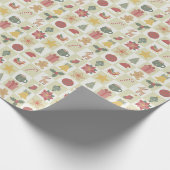 Kerstquiltepatroon Cadeaupapier (Hoek)