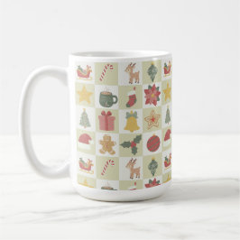 Kerstquiltepatroon Koffiemok