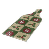 Kerstquiltsnijplank van glas snijplank (Hoek)