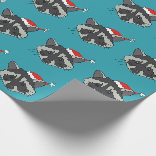 Kerstraap  cadeaupapier (Hoek)