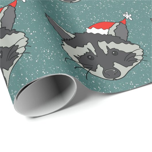 Kerstraap Cadeaupapier (Rol Hoek)