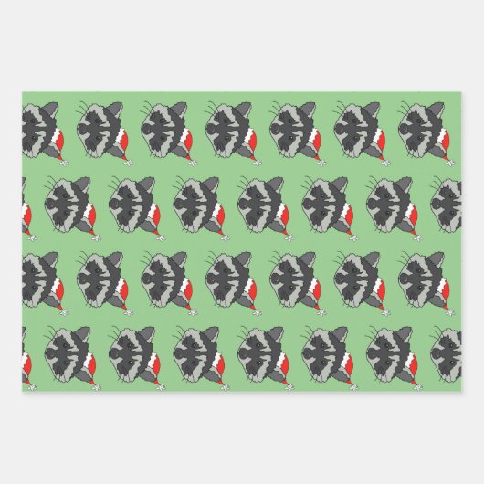 Kerstraap  inpakpapier vel (Voorkant 2)