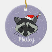 Kerstraap Keramisch Ornament (Voorkant)