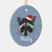 Kerstraap Keramisch Ornament (Rechts)