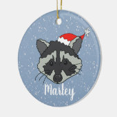 Kerstraap Keramisch Ornament (Links)