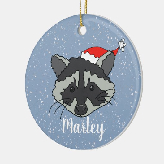 Kerstraap Keramisch Ornament (Links)