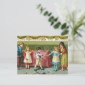 Kerstrackers Feestdagenkaart (Staand voorkant)