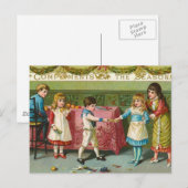 Kerstrackers Feestdagenkaart (Voorkant / Achterkant)