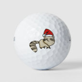Kerstracoon Golfballen (Voorkant)