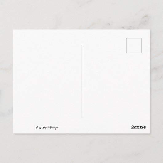 Kerstradelf de Roodsnede Briefkaart (Achterkant)