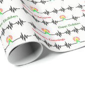 kerstradio zendfrequentie cadeauomslag cadeaupapier (Rol Hoek)