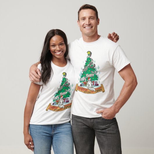 Kerstragdoll-katten T-shirt (Unisex)