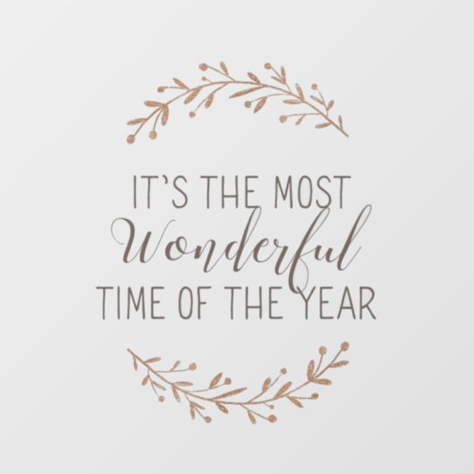 Kerstramen Raamsticker (Vel)