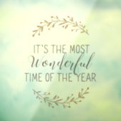 Kerstramen Raamsticker (Vel 3)