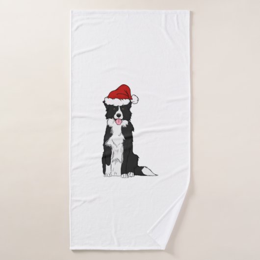 kerstrand collie badhanddoek (Badhanddoek)