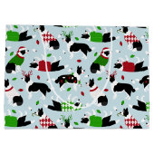 Kerstrand Collie Large Gift Bag Groot Cadeauzakje (Achterkant)