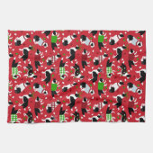 kerstrand collie theedoek (Horizontaal)