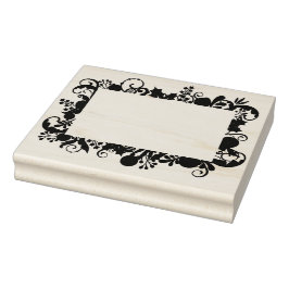 Kerstrand Lijst DIY Journalating scrapbooking Rubberstempel