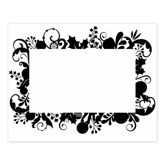 Kerstrand Lijst DIY Journalating scrapbooking Rubberstempel (Afrduk)