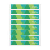 Kerstraparen, adreslabel (Vel)