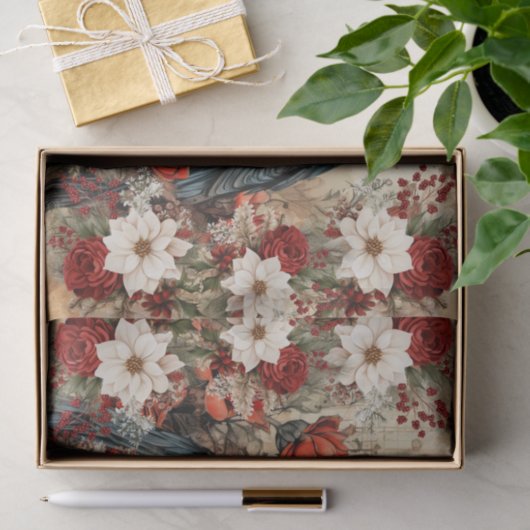 Kerstraven Tissuepapier (Geschenk)