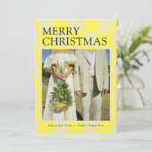 kerstrecensenten feestdagenkaart (Staand voorkant)