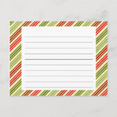 kerstrecept briefkaart (Voorkant)