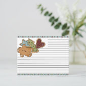 Kerstrecept Kaarten Feestdagenkaart (Staand voorkant)