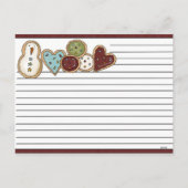 Kerstrecept Kaarten Feestdagenkaart (Achterkant)