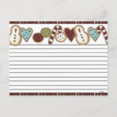 Kerstrecept Kaarten Feestdagenkaart (Achterkant)