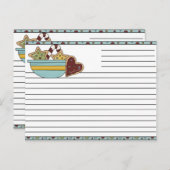 Kerstrecept Kaarten Feestdagenkaart (Voorkant / Achterkant)