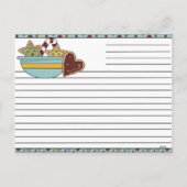 Kerstrecept Kaarten Feestdagenkaart (Achterkant)