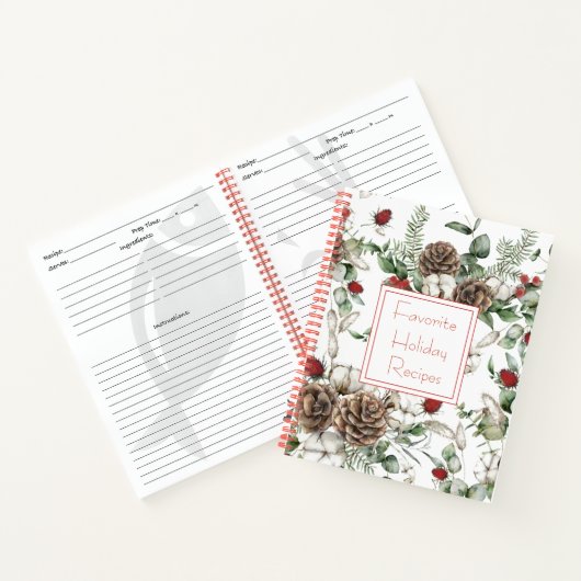 Kerstrecept Notitieboek (Binnen)