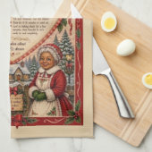 Kerstrecept Theedoek (Quarter Fold)