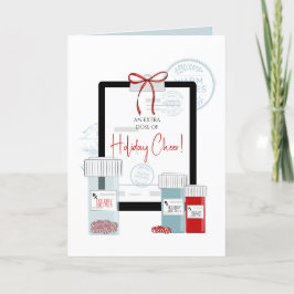 Kerstrecept voor Dosis van Cheer Feestdagen Kaart