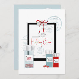 Kerstrecept voor Dosis van Cheer Feestdagenkaart