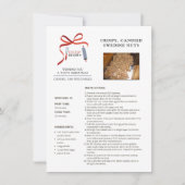 Kerstrecept Zweedse noten kerstkaart (Voorkant)