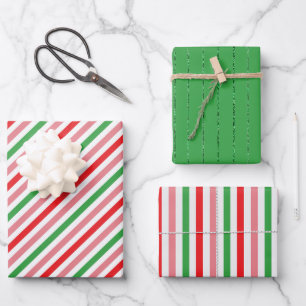  kerstreces inpakpapier vel
