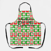 Kerstrechthoeken Schort (Voorkant)