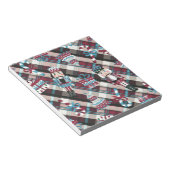 kerstrecker Pset Blue Burgundy Notitieblok (Schuin)