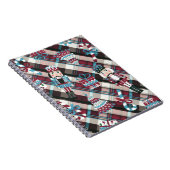 kerstrecker Pset Blue Burgundy Notitieboek (Rechterzijde)