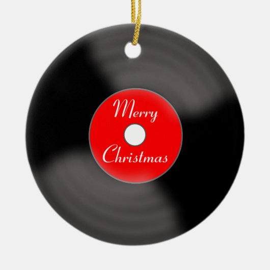 Kerstrecord Ornament (Voorkant)