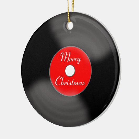 Kerstrecord Ornament (Links)