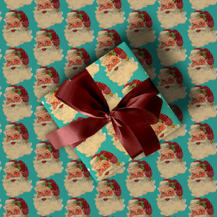  kerstrecorder Blauwgroen feestgeschenk Cadeaupapier