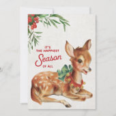 kerstrecorder feestdagenkaart (Voorkant)