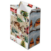 kerstrecorder medium cadeauzakje (Voorkant Gekanteld)