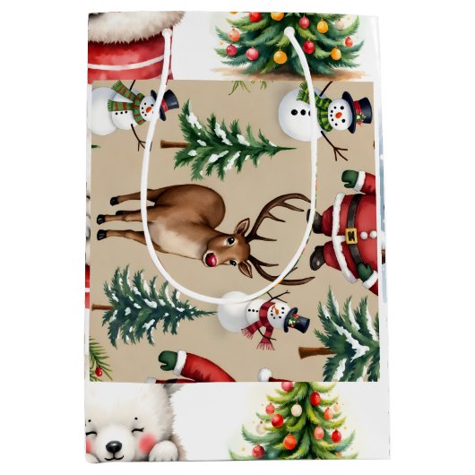 kerstrecorder medium cadeauzakje (Voorkant)