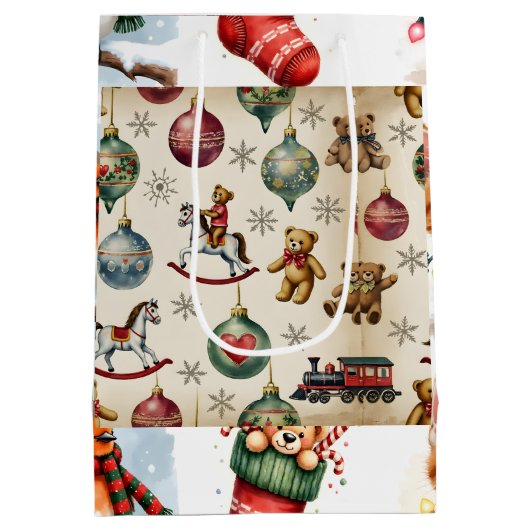  kerstrecorder medium cadeauzakje (Achterkant)